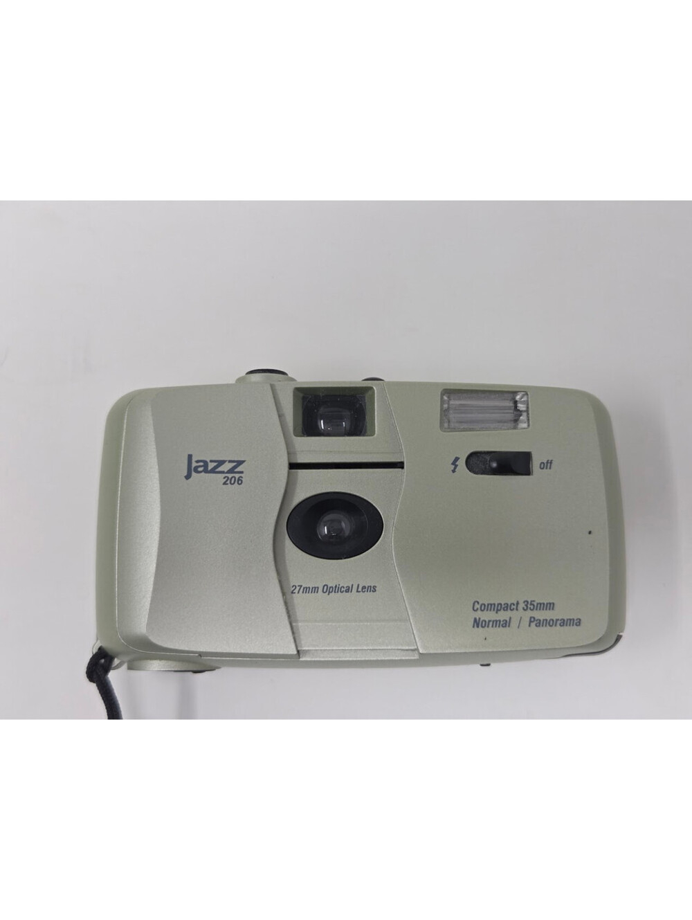 Jazz 206 Compact 35mm Film Camera with 27mm Lens and Built-In Flash